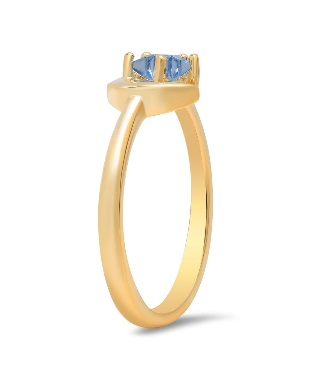 Kylie Harper Metallic Celestial Star & Moon Ring