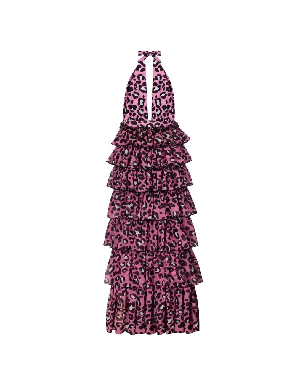 Nur Karaata Purple Florentina Leo Maxi Dress