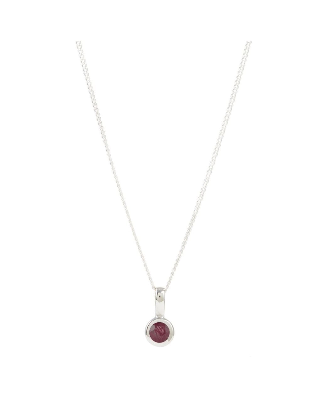 Charlotte's Web Jewellery Metallic July Birthstone Charm Necklace