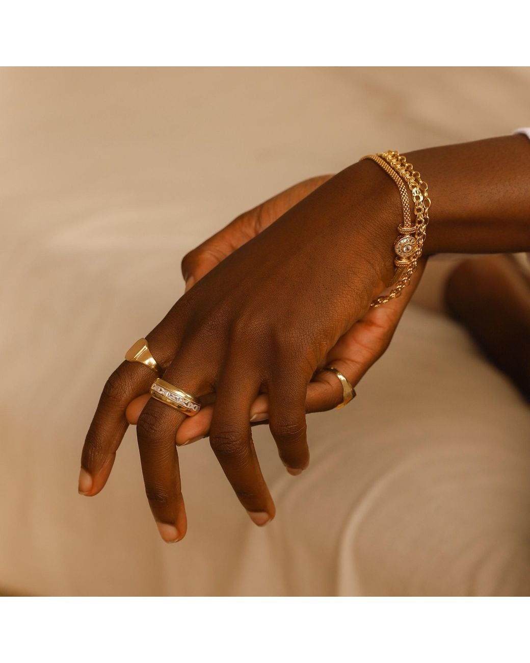 Argento Vivo Metallic The Quinn Ring