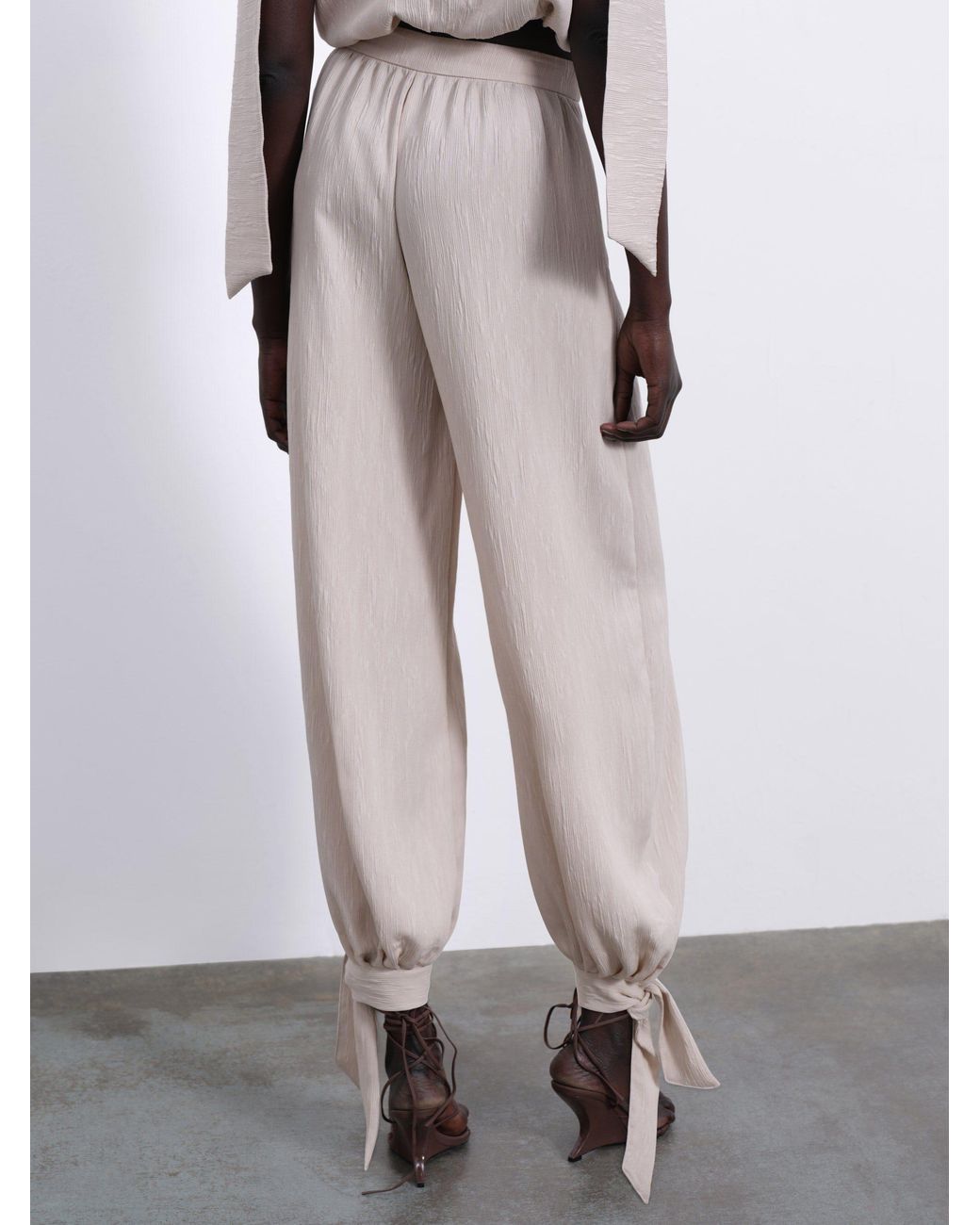 Sélone White Neutrals Selis Balloon Trousers