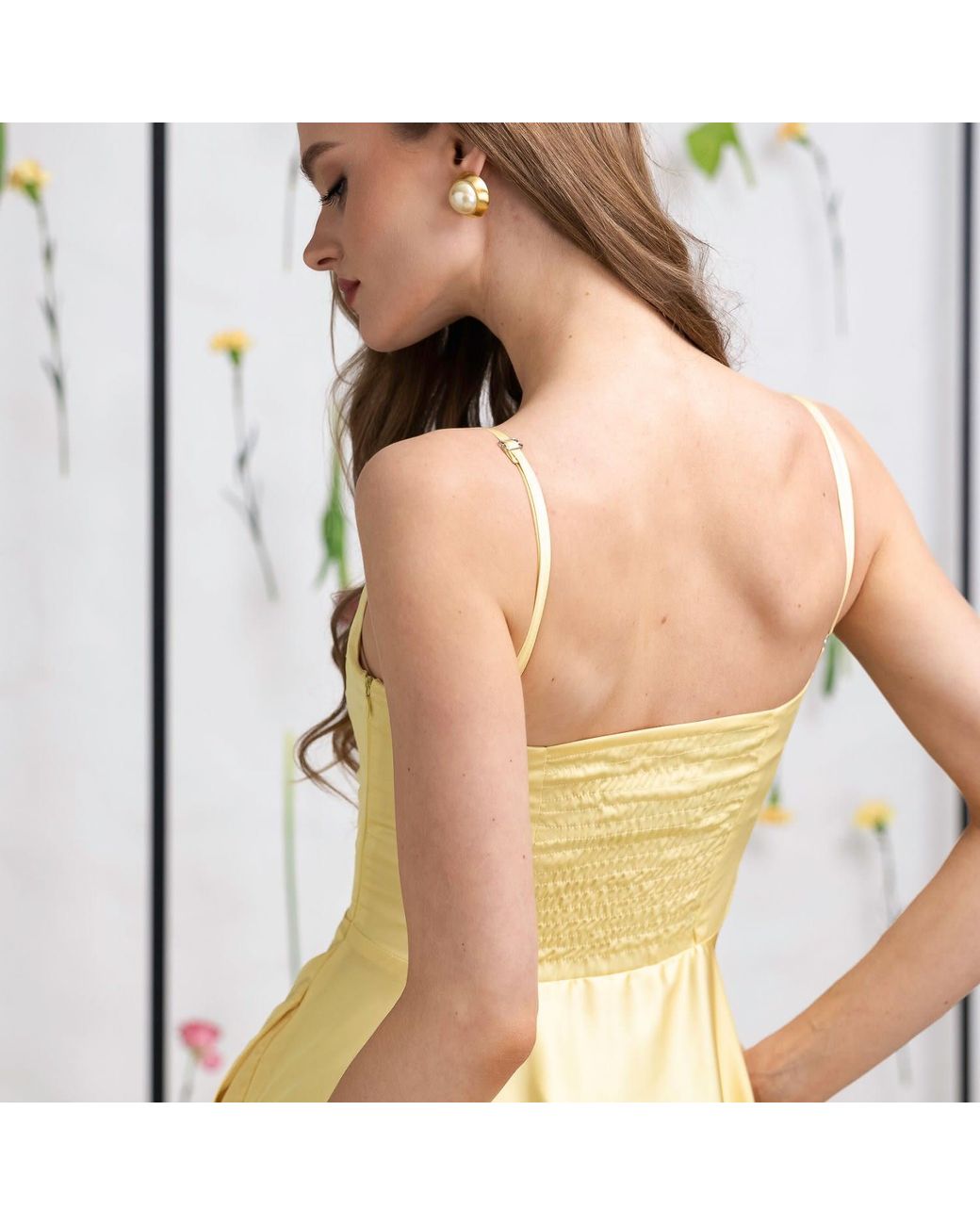RainSisters Yellow Soft Sundress: Vanilla Sunbeam