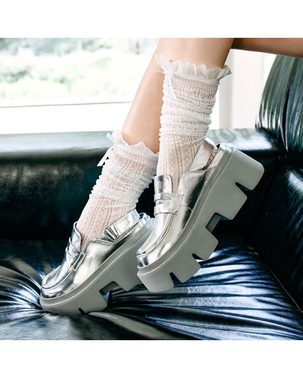 United Nude Gray Stomper Loafer