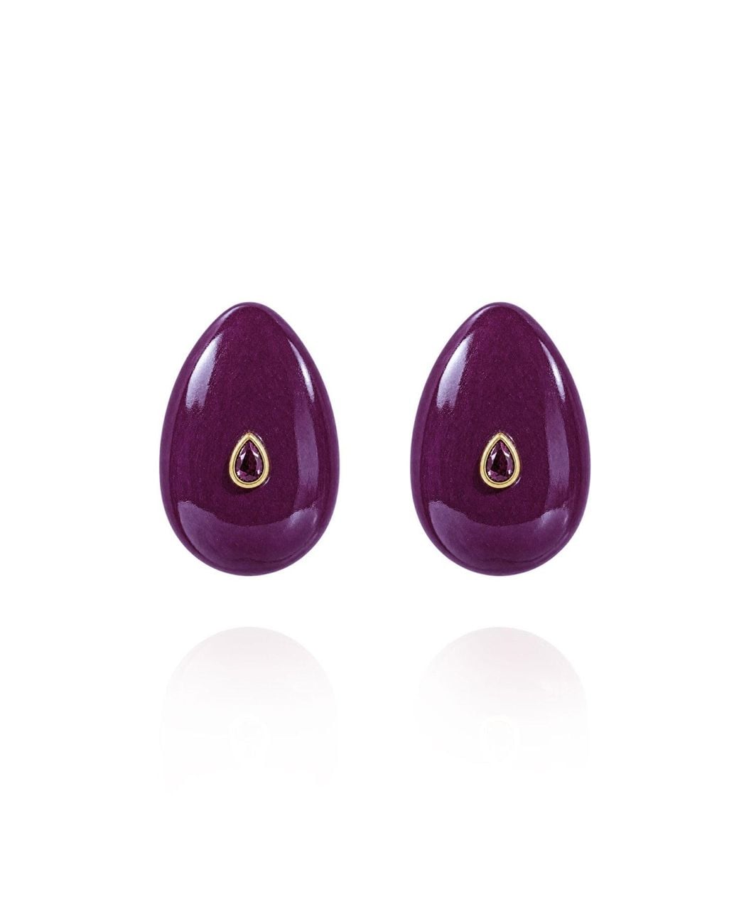 Saule Label Purple Nelle Earrings
