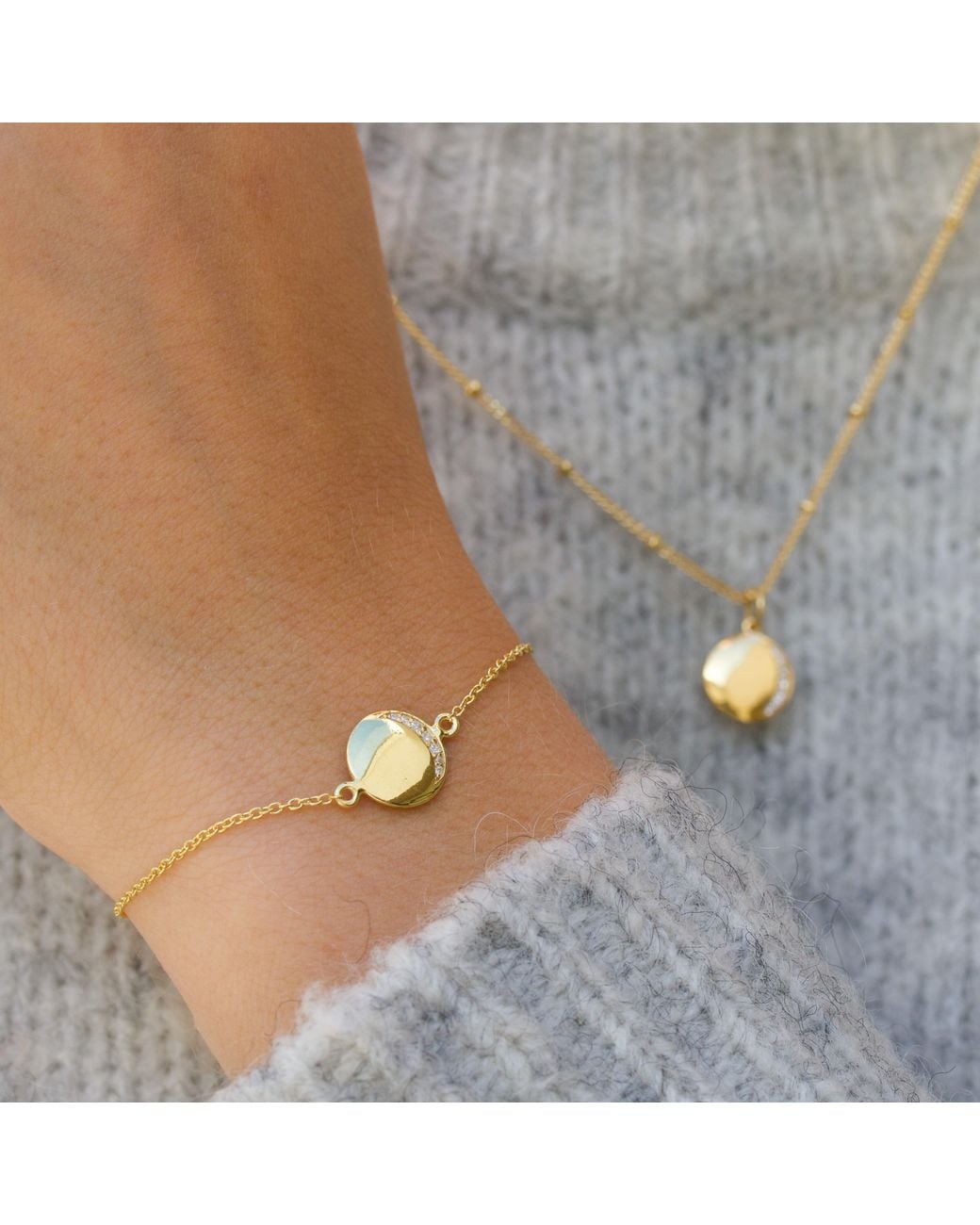 With Love Darling Metallic Eclipse Bracelet