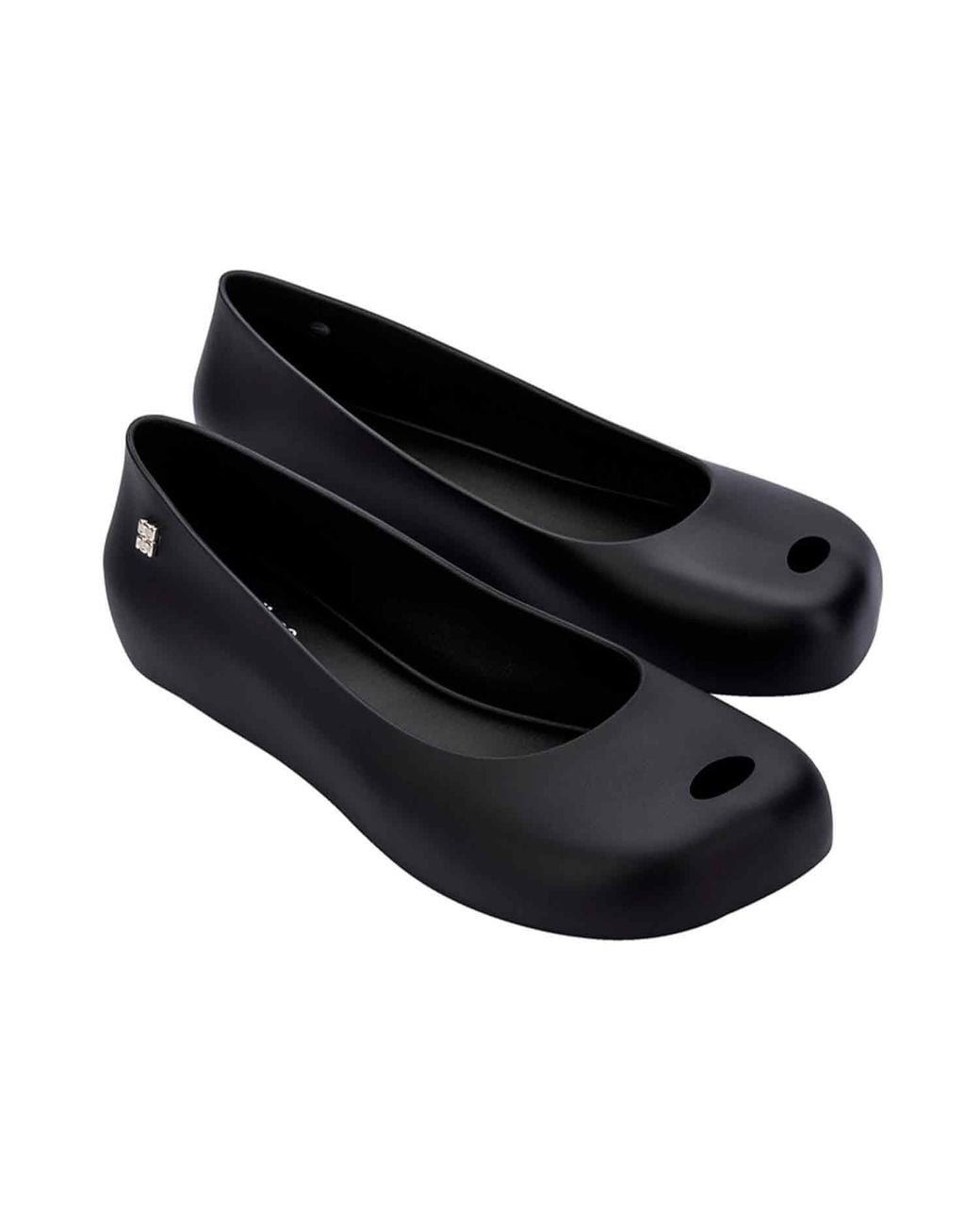 Melissa Black Nova Ultragirl Ballet Flats