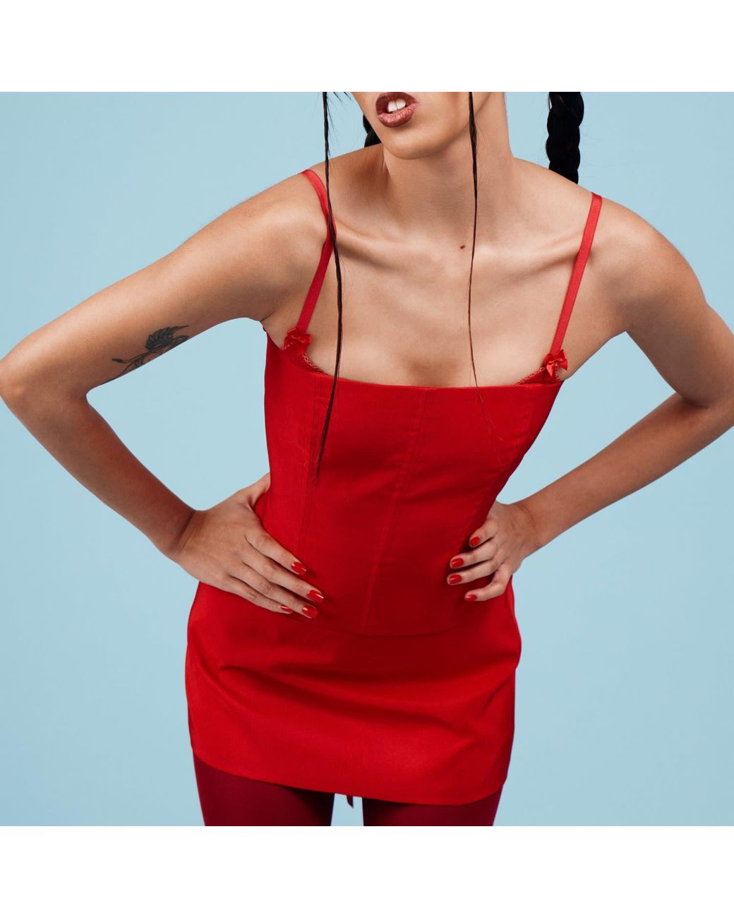 The Coolgirl Nyc Red Jane Skirt