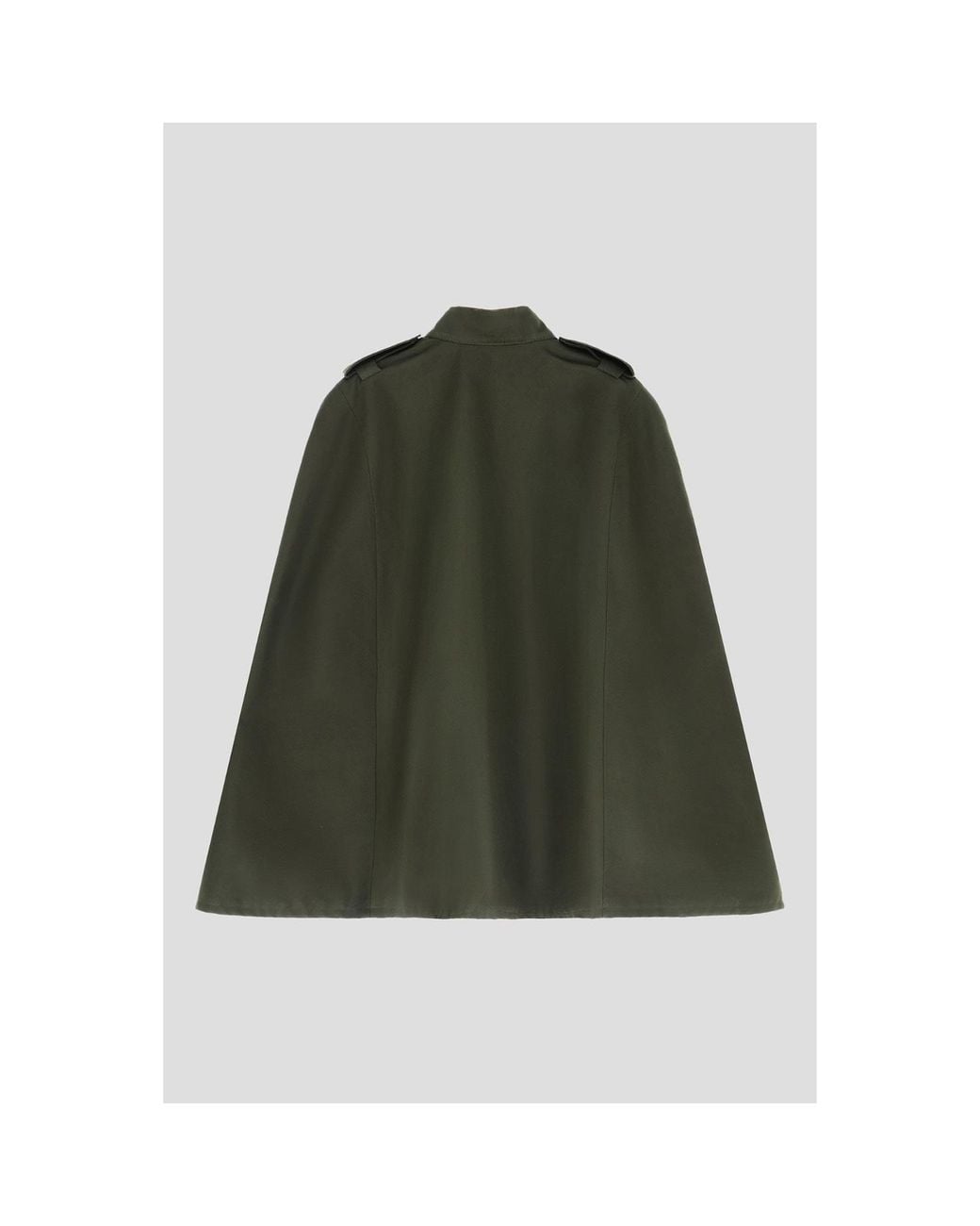 Coulange Green M83 Khaki Water-Repellent Cape Coat