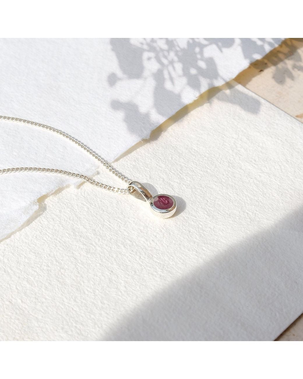 Charlotte's Web Jewellery Metallic July Birthstone Charm Necklace