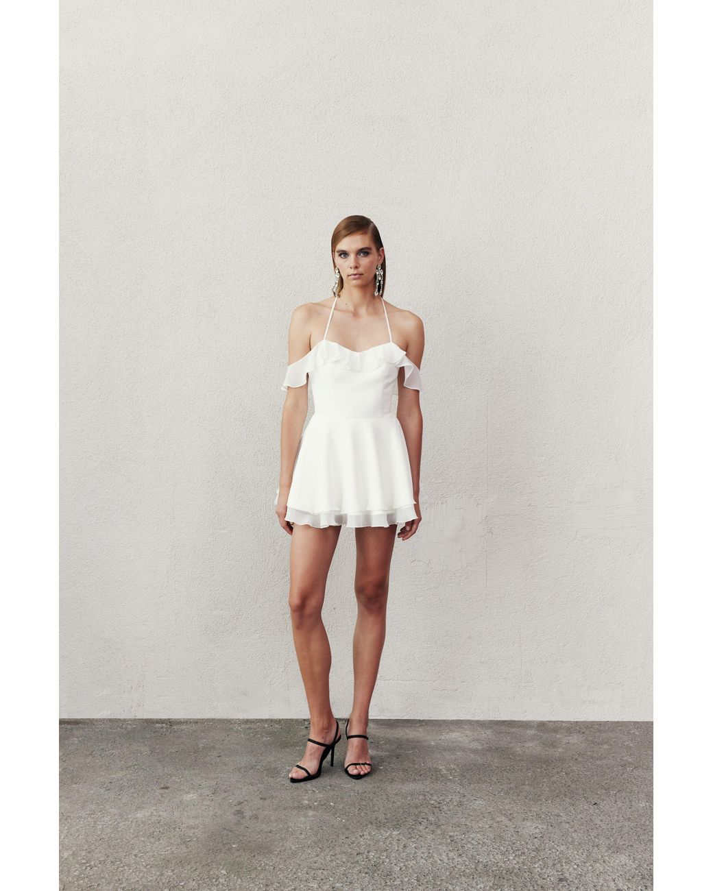 NAZLI CEREN White Evie Mini Dress
