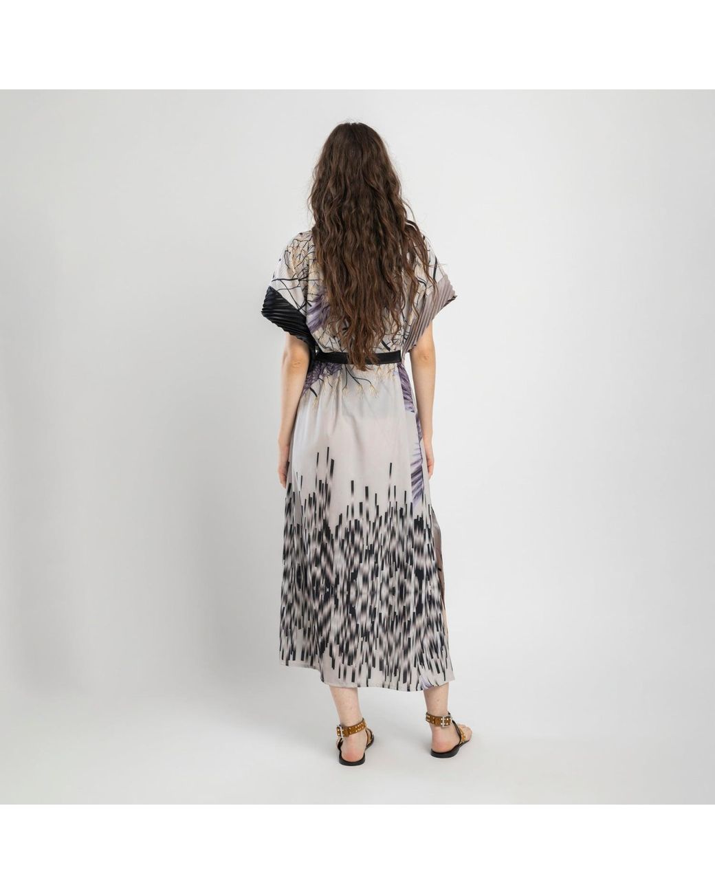 ARTISTA Gray Rizz Maxi Dress