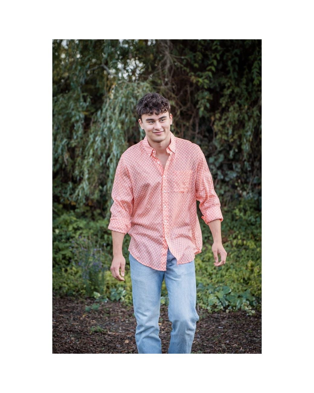 Jago's Tribe Pink Sun Trail Shirt for men
