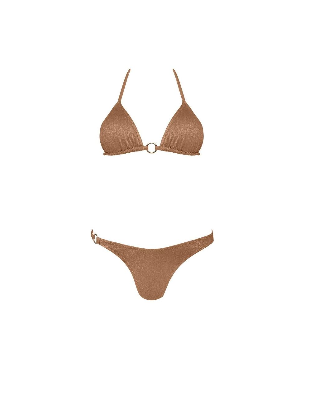 Forever Young the label White Triangle Bikini Set