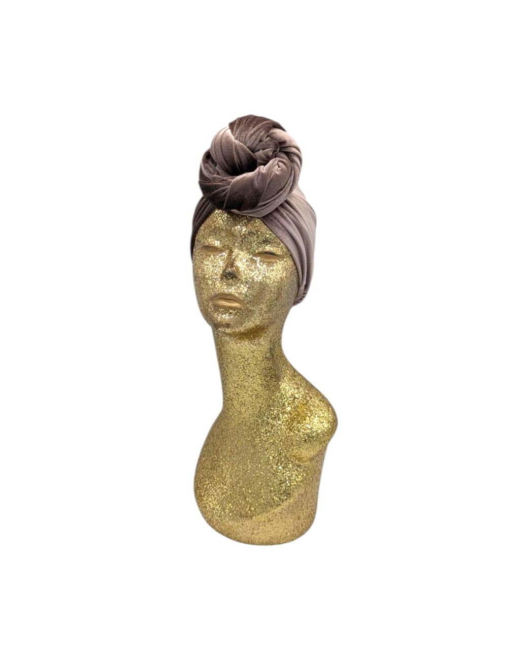 Julia Clancey Brown Classic Madam Mink Turban