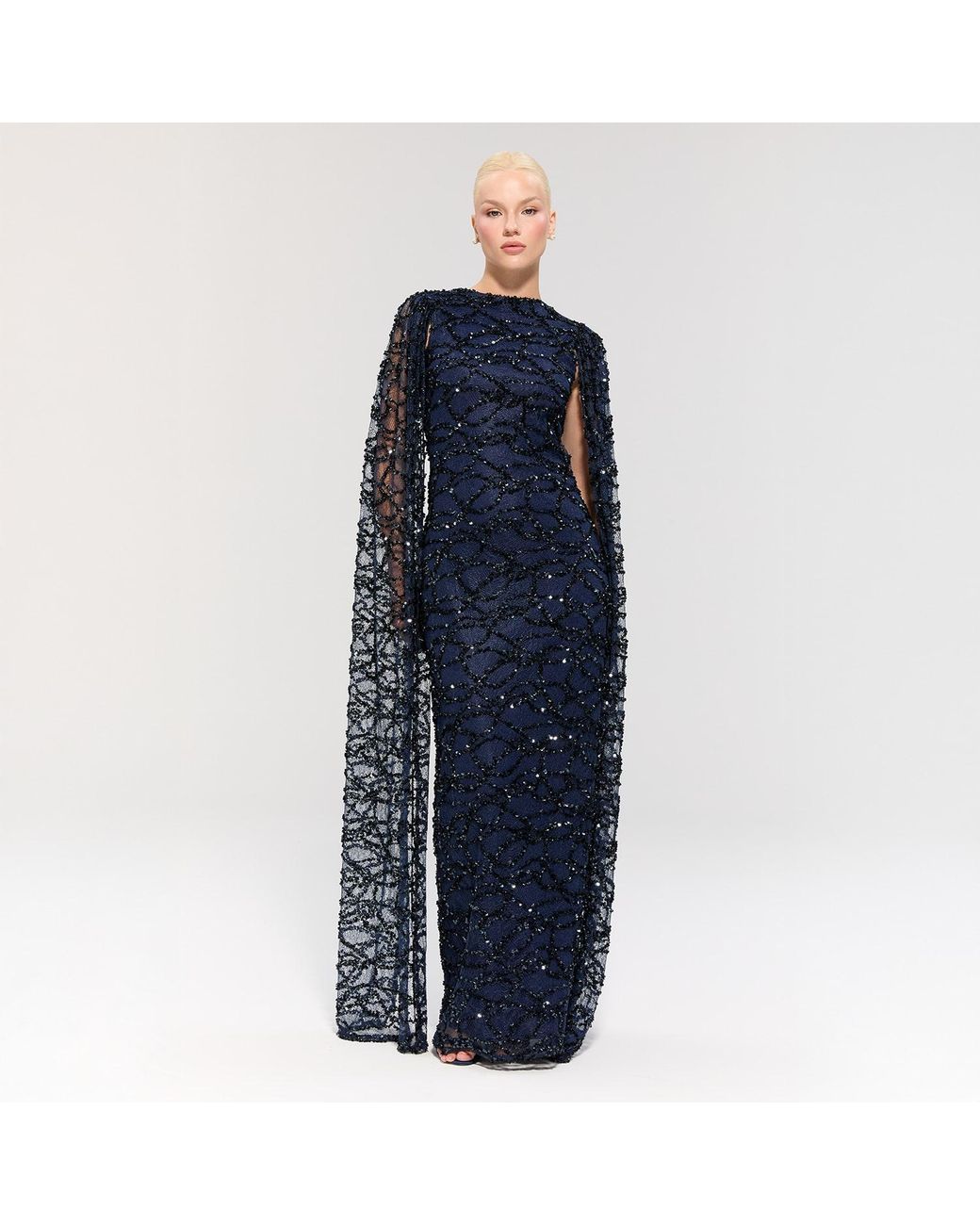 Nur Karaata Blue Imperial Gala Gown