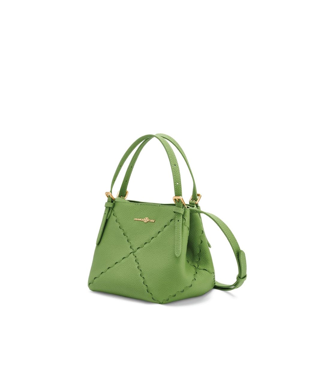 Orange Cube Green Dusk Mosaic Mini Tote