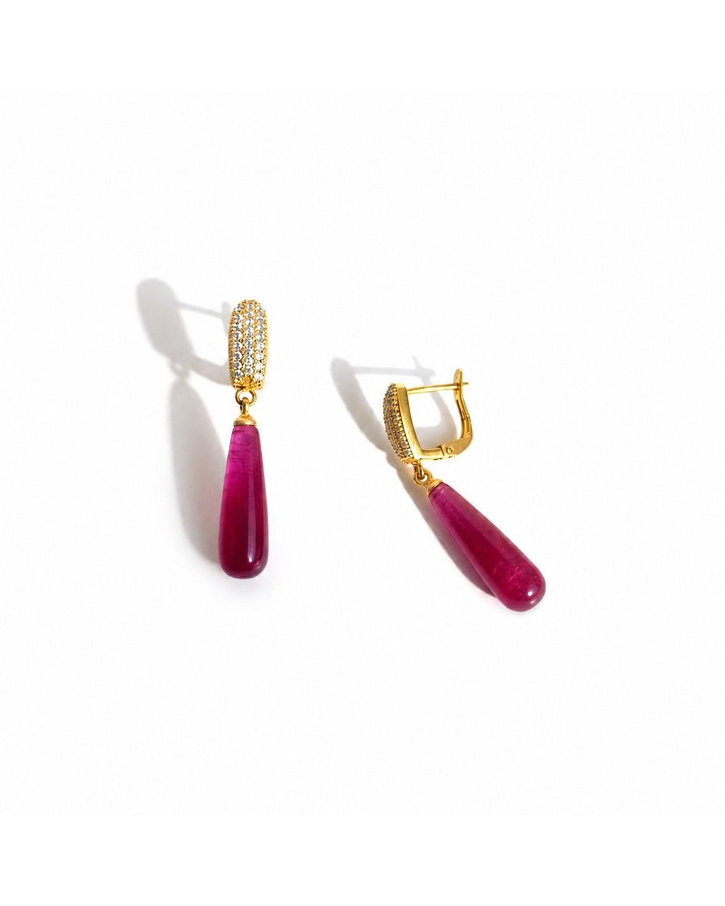 Najiba Pink Cascade Crimson Flame