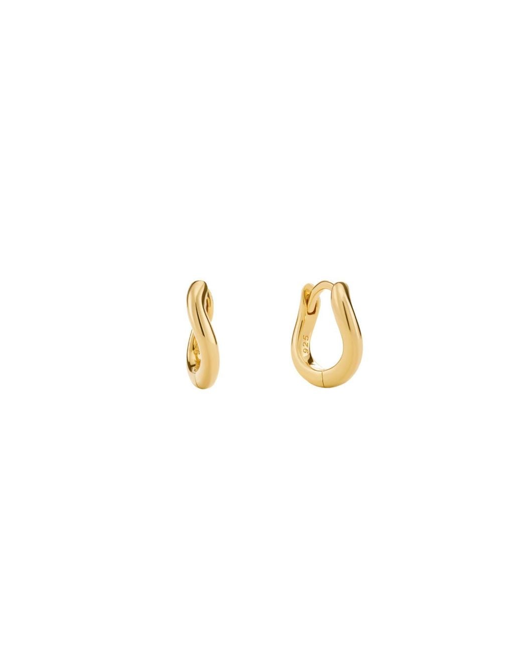 Vanhi Metallic Nori Mini Twisted Huggies