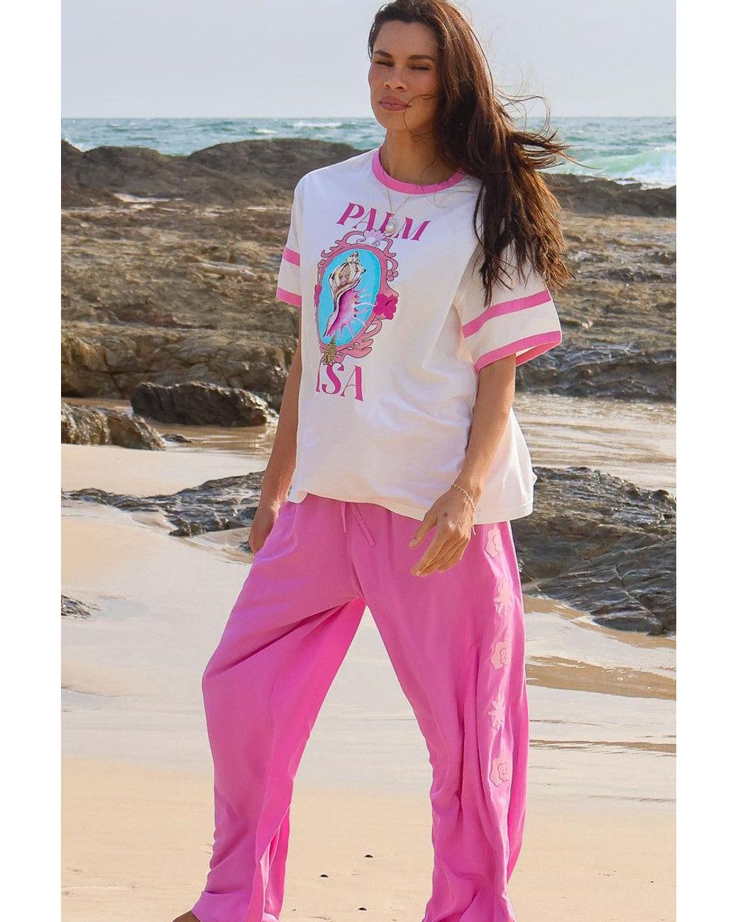 Palm Collective Pink Romi Pants