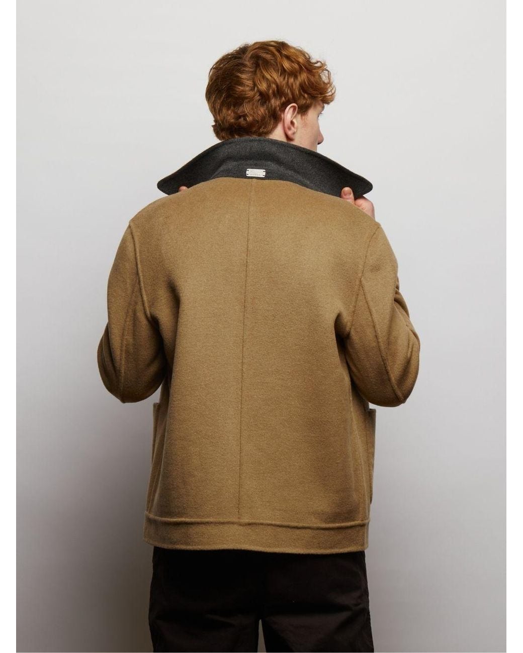 Guards London Green Irish Reversible Wool Blend Jacket for men