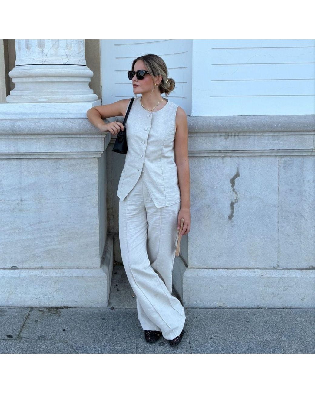 Mimhi Maison Natural Neutrals Sienna Set – Linen & Cotton Blend