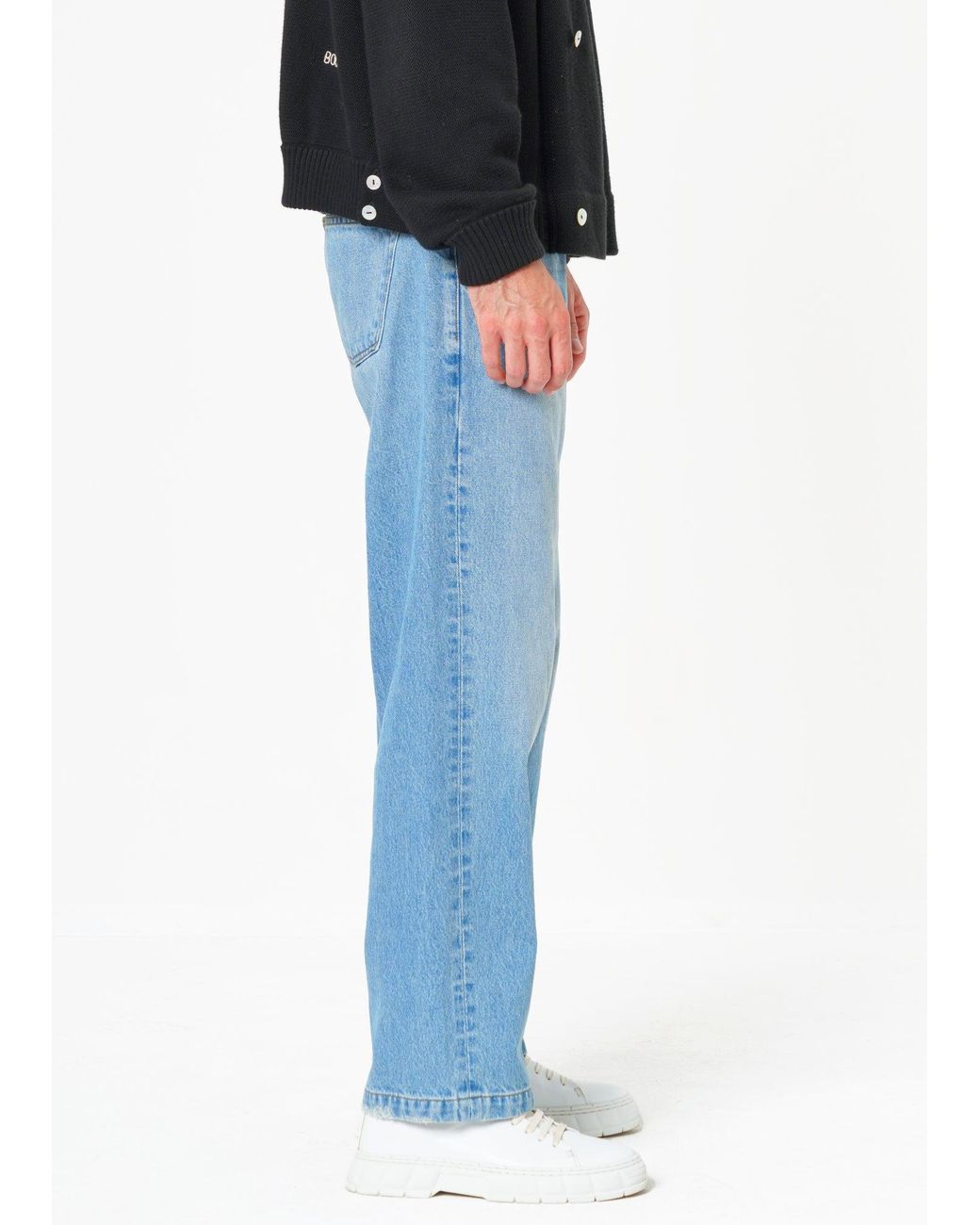 NOEND Blue Noend Classic Fit Rigid Jeans for men