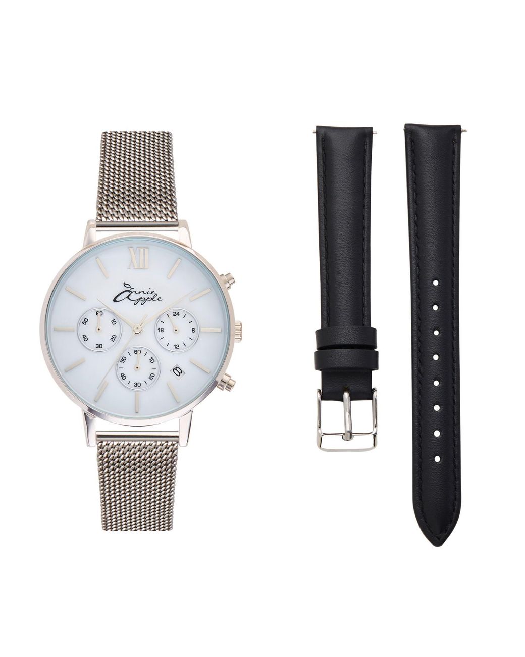 Bermuda Watch Company White Annie Apple Marseille, & Multifunctional Interchangeable