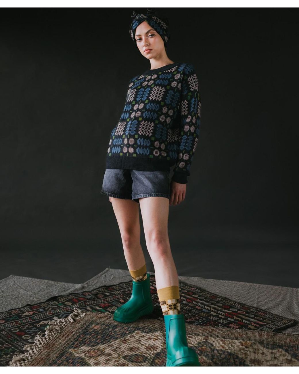 Mabli Blue Carthen Jumper