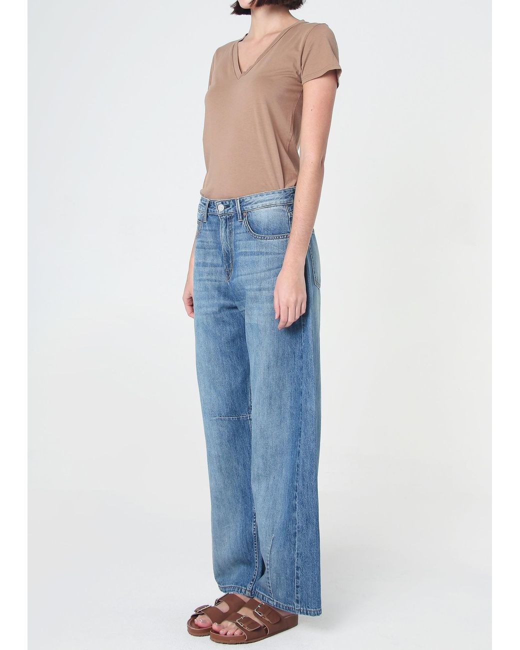 NOEND Blue Kallie Relaxed Curve