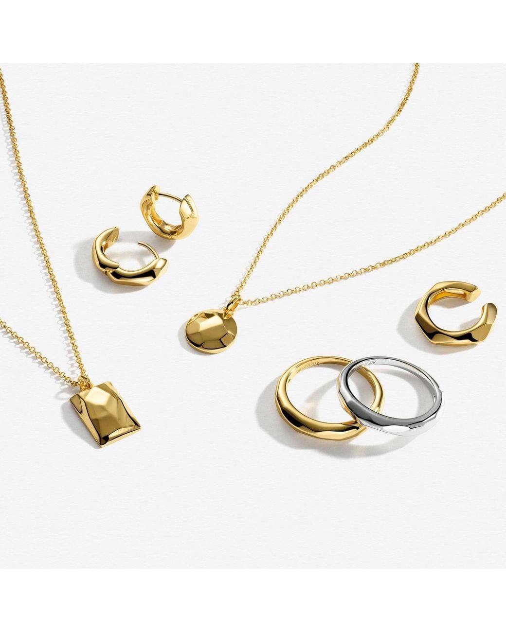 Sif Jakobs Jewellery Metallic Necklace Roccia Circolo