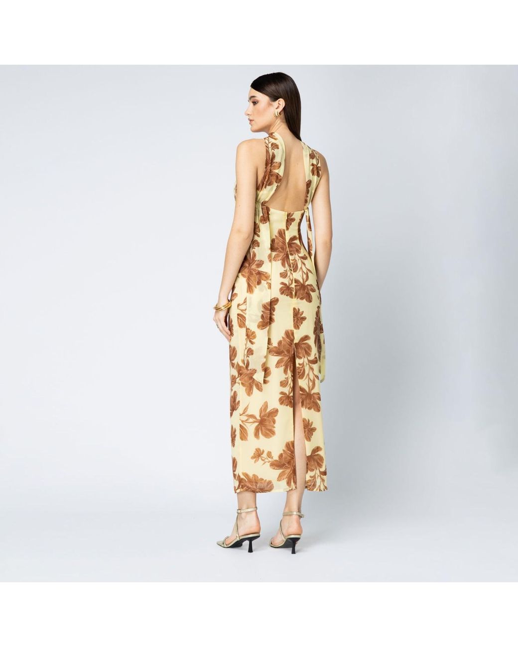 Forever Young the label Metallic Sienne Floral Dress