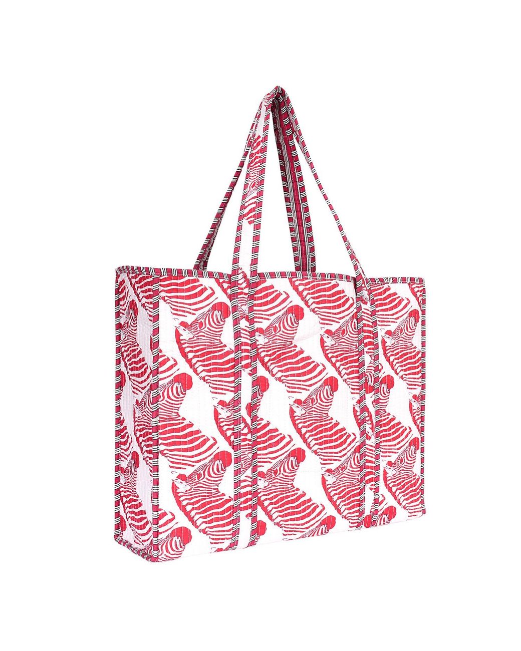 Conscious Yoga Collective Pink The Zebra Tote