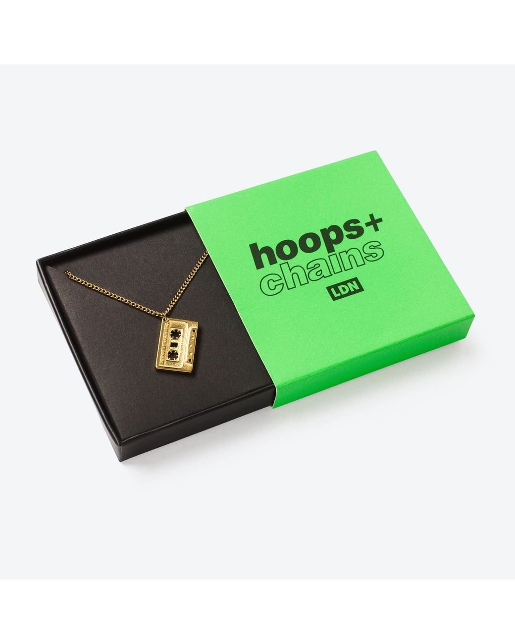 Hoops + Chains LDN Metallic Mix Tape Chain