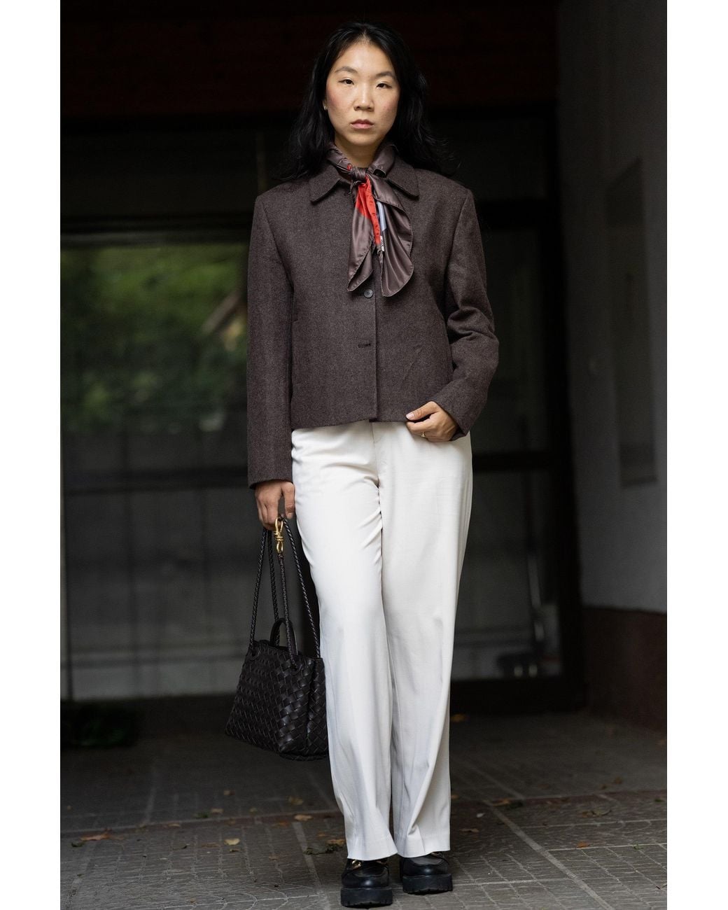 Stovaria Black Deep Himalayan Yak Wool Cropped Statement Jacket