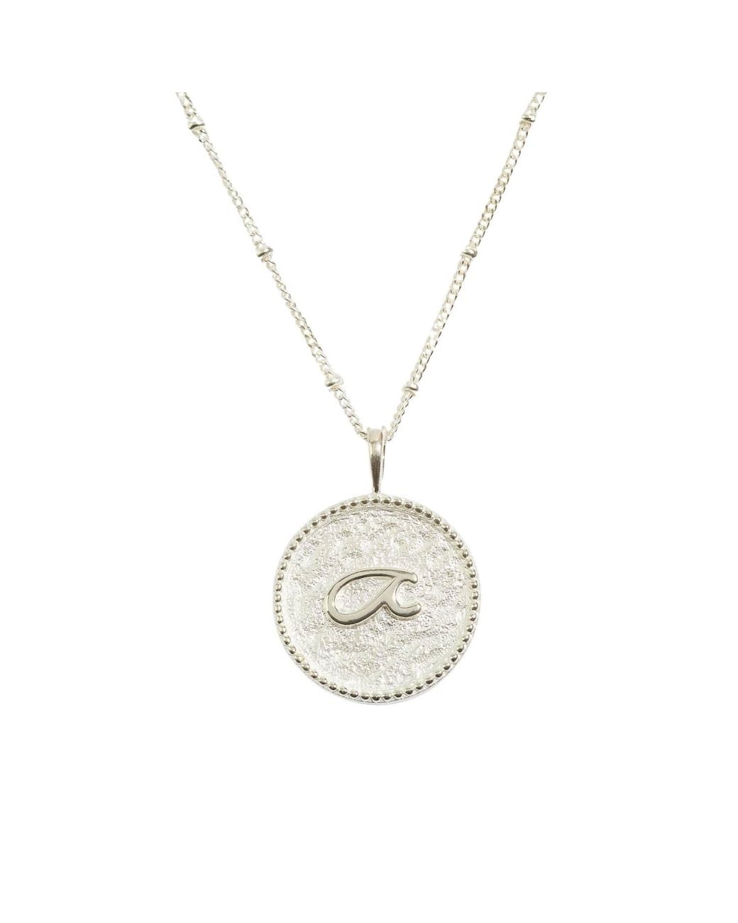 Claire Hill Designs Metallic Fuck Shorthand Coin Necklace