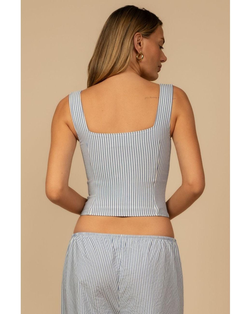 Montce Blue Classic Stripe Mandy Top