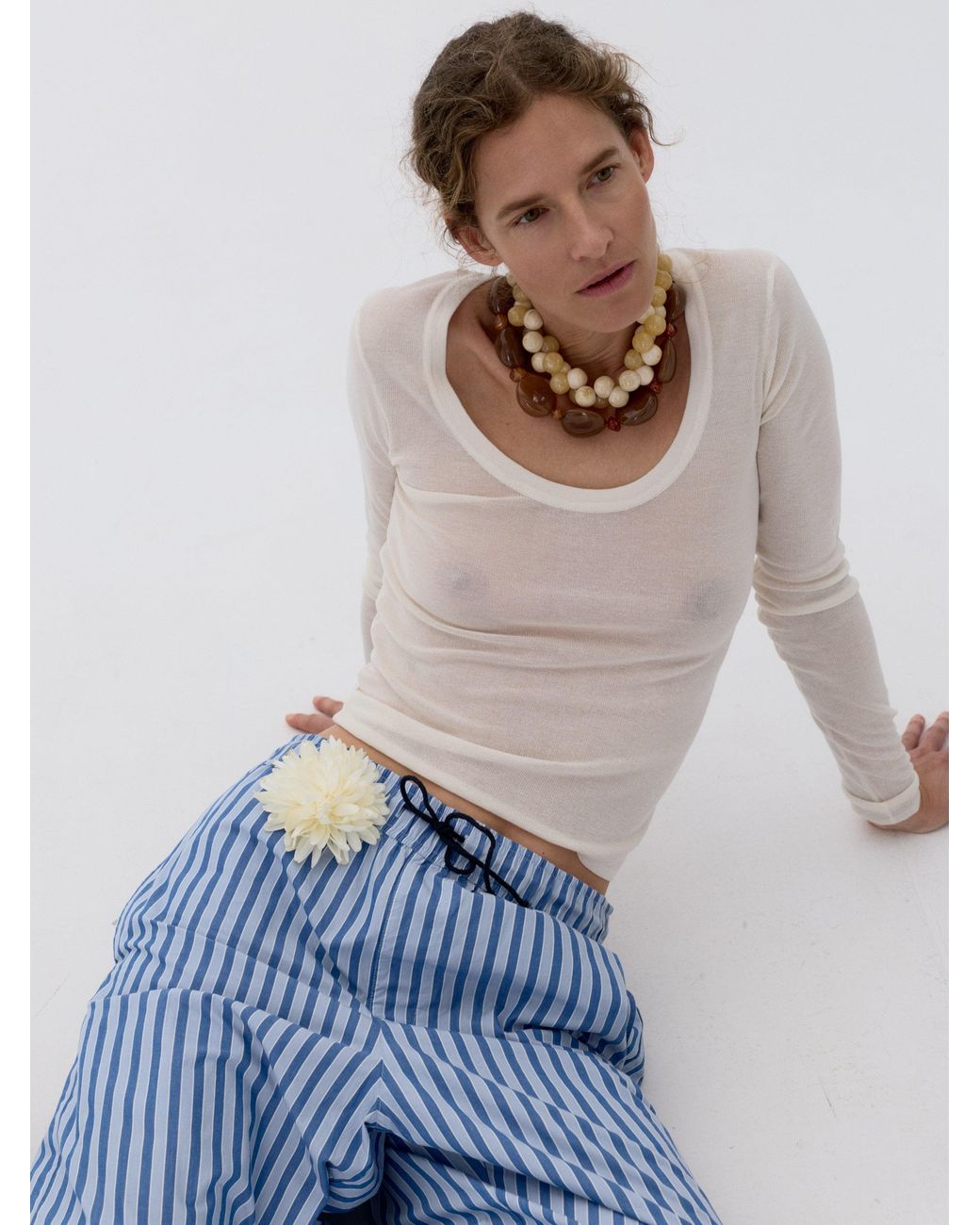 Sita Nevado White Camino Necklace
