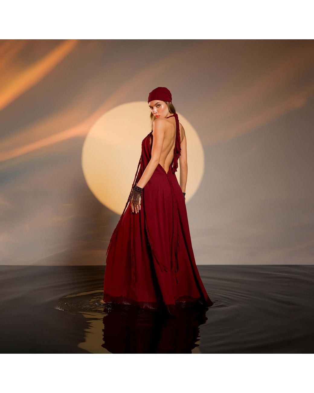 Zhenabia Red Kismet Dress