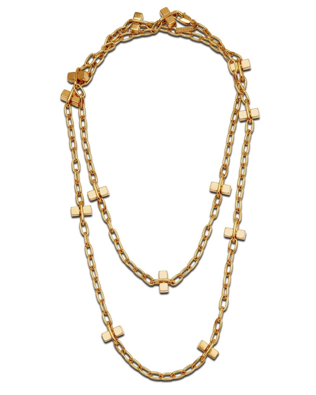 Jaredjamin White Blockbuster Lite Long Necklace