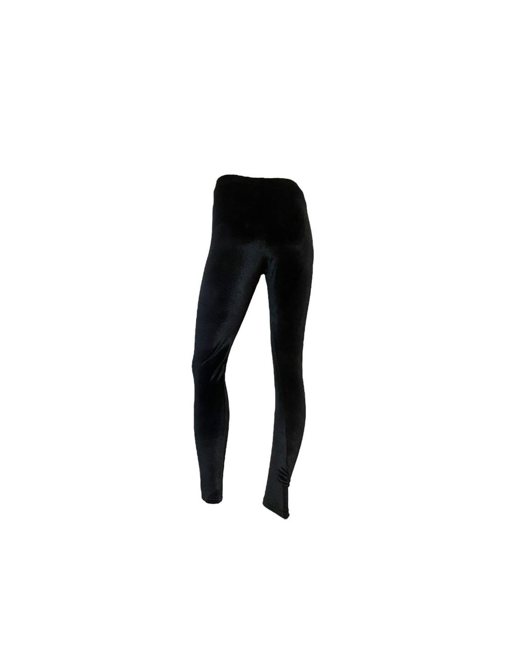 Julia Clancey Black Velour Leggings