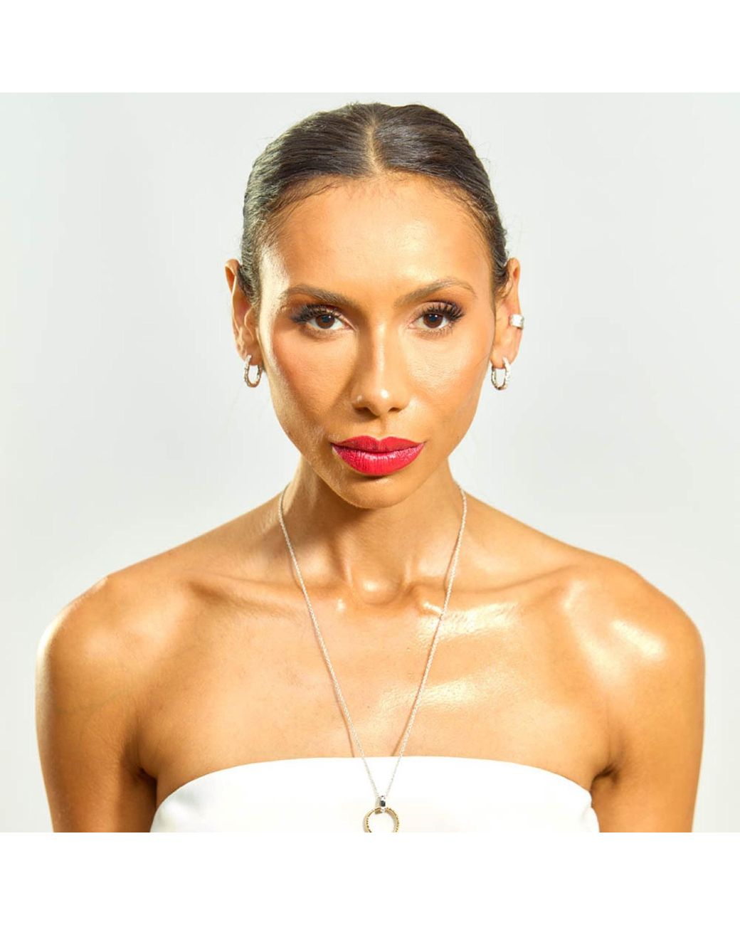 Lucy Quartermaine Metallic Solid Sterling Hula Ear Cuff