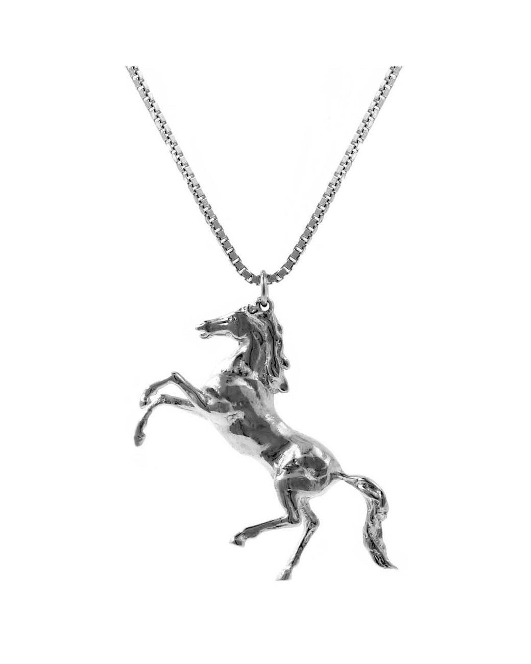 Lee Renee Metallic Horse Necklace