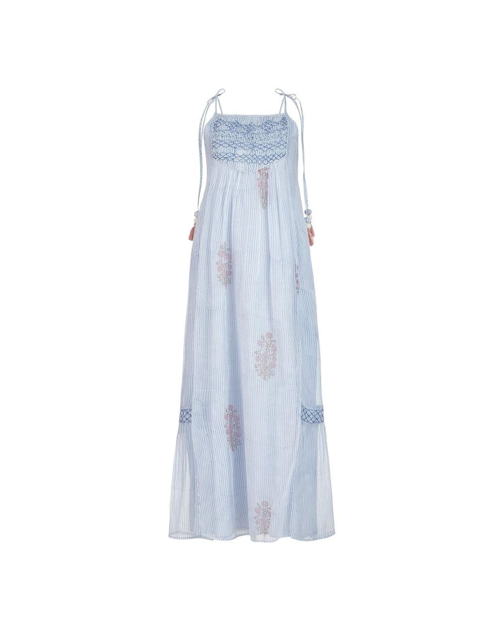 Liminal Blue Sabine Maxi Dress
