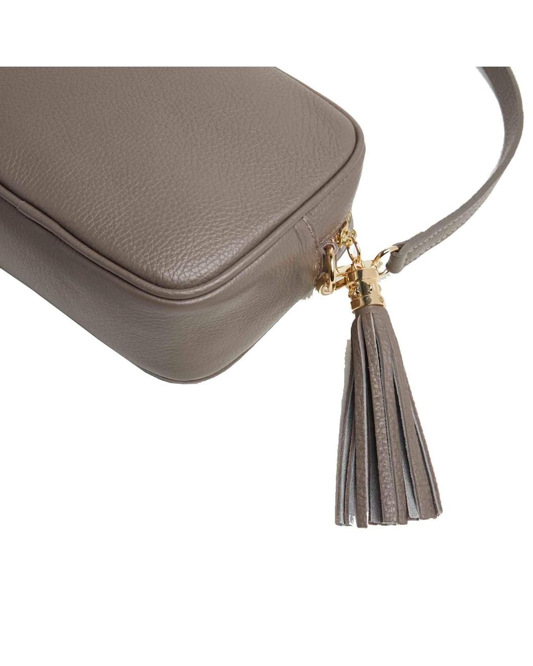 Betsy & Floss Gray Verona Crossbody Tassel Bag