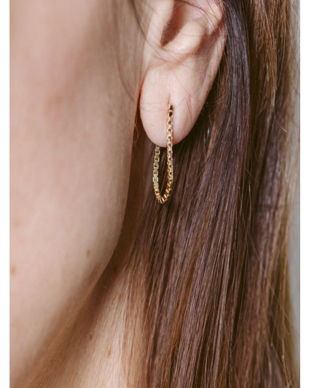 Florentis Jewellery Metallic Box Chain Earrings