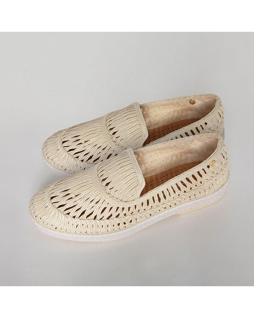 Rivieras Multicolor Braided Raffia Slip-On Loafer