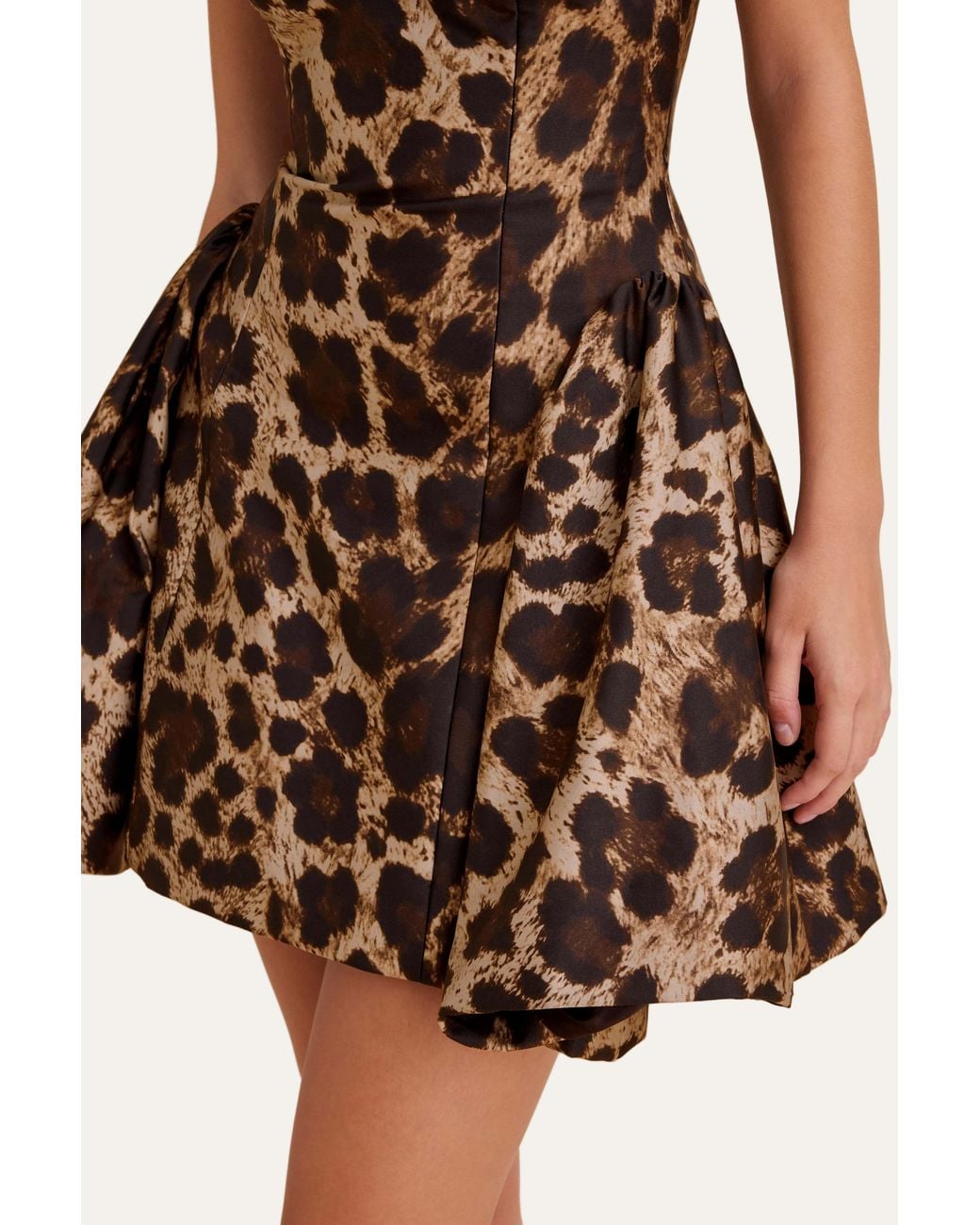 Scarlett Gasque Brown Phantom Mini Dress