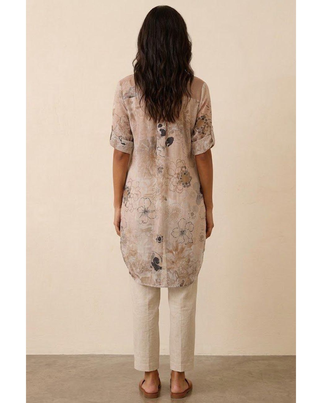 Conquista Natural Botanical Breeze Longline Shirt