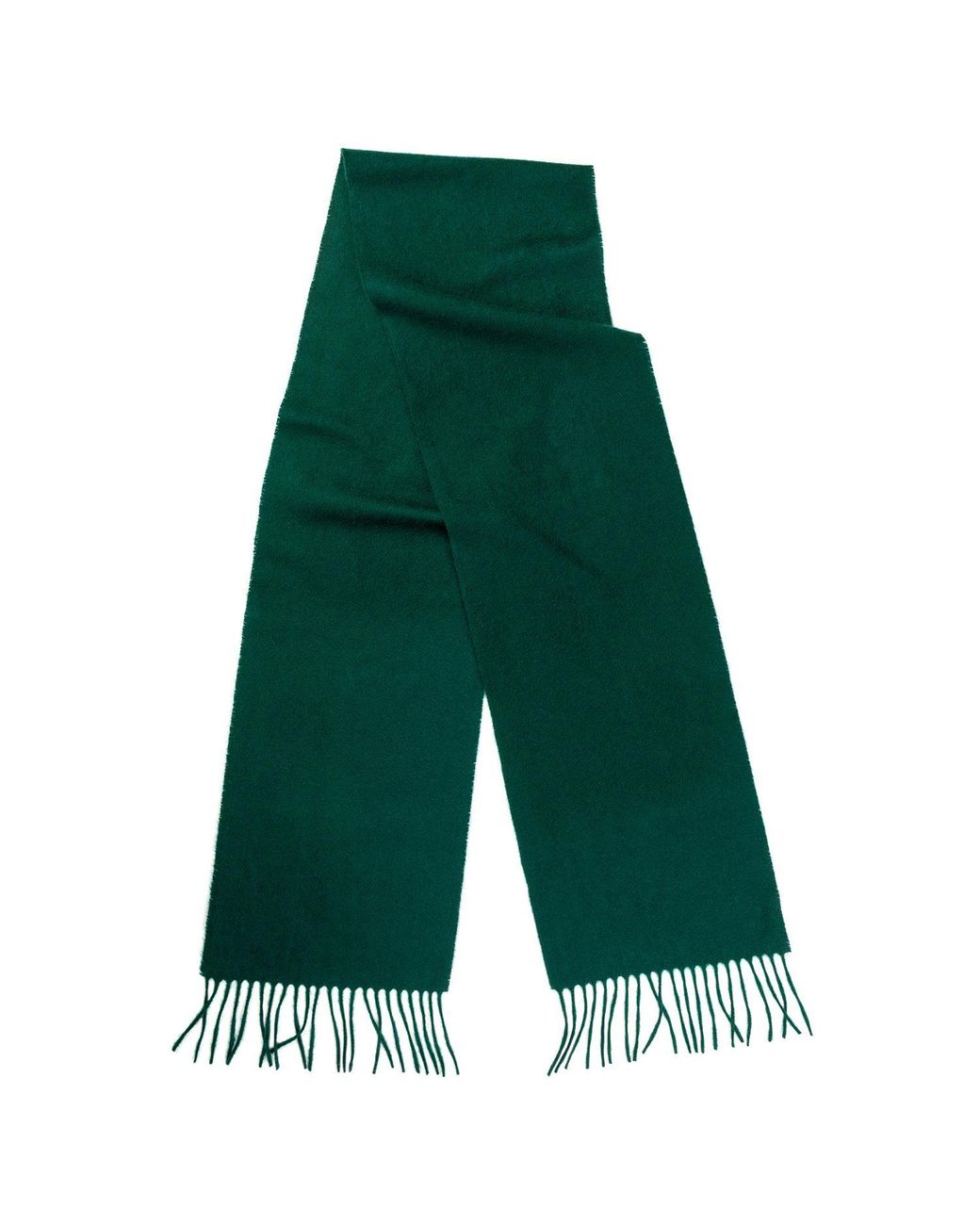 Kinalba Green Oban Forest Cashmere Scarf for men