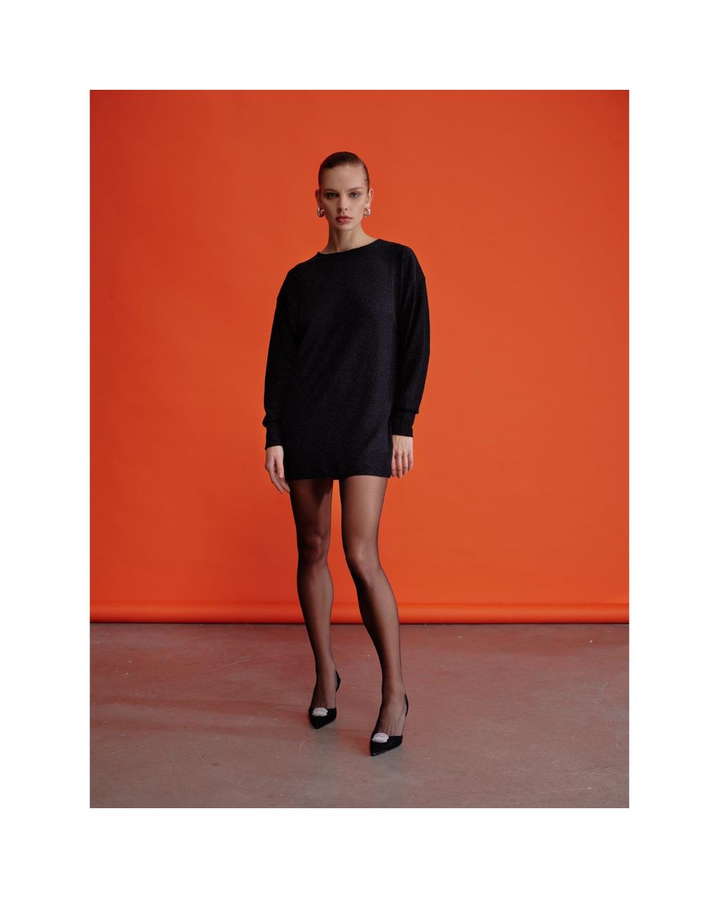 NAZLI CEREN Black Pia Mini Dress